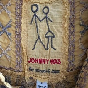 Johnny Was silk blouse